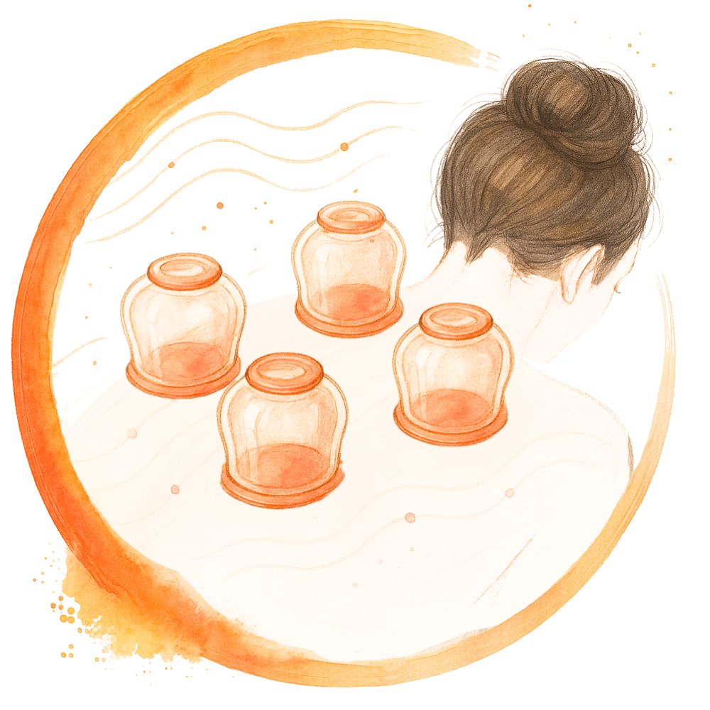 ventouse dos detoxination detoxifier tonifier nettoyer acupuncteur