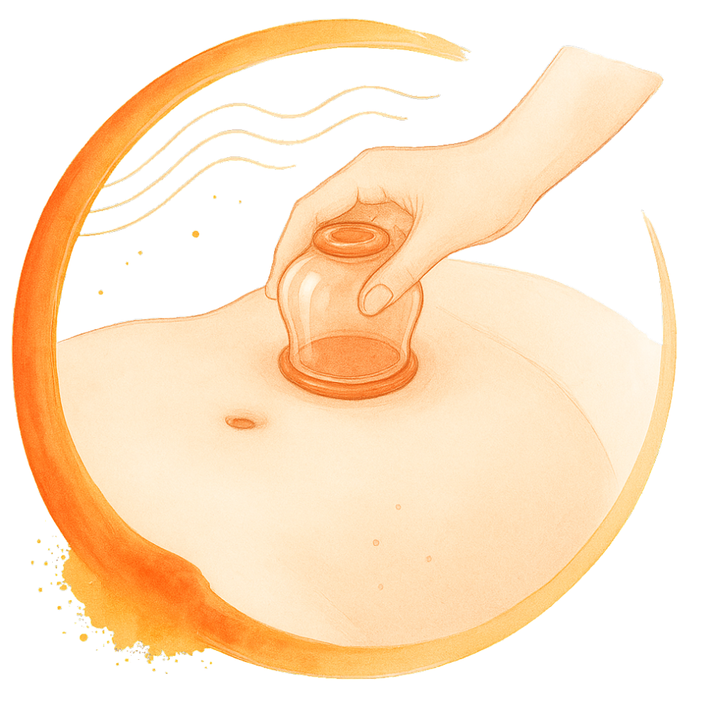 ventre constipation massage - réduction de la cellulite - caroline nimal - ventouse - esthétique